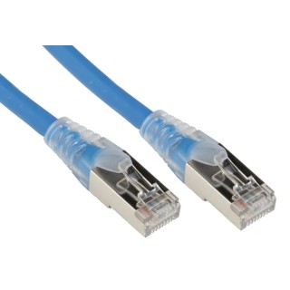 RS PRO Cat6 Ethernet Cable, 2 m, Blue RJ45 Male to RJ45 Male F/UTP Low Smoke Zero Halogen 556-758