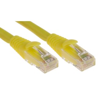 RS PRO Cat6 Ethernet Cable Unshielded Unscreened Low Smoke Zero Halogen 2 m Yellow CAT6