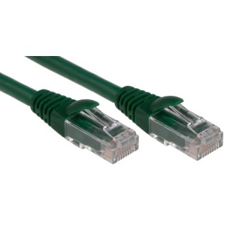 RS PRO Cat6 Ethernet Cable 2 m Green RJ45 Male to RJ45 Male U/UTP Low Smoke Zero Halogen 556-780