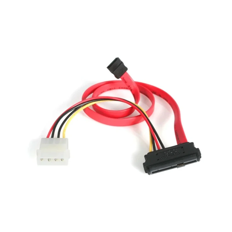 StarTech.com Female SATA to Male/Female Straight SATA Cable 457.2 mm PVC Jacket SAS729PW18