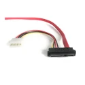 StarTech.com Female SATA to Male/Female Straight SATA Cable 457.2 mm PVC Jacket SAS729PW18