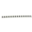 HellermannTyton Helagrip Slide-On Cable Marker Black Pre-Printed "R" for 1-3mm Cable 3.5x3.3mm PVC 901-10376