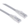 RS PRO Cat6 Ethernet Cable 2 m Grey RJ45 Male to RJ45 Male U/UTP Low Smoke Zero Halogen 556-900