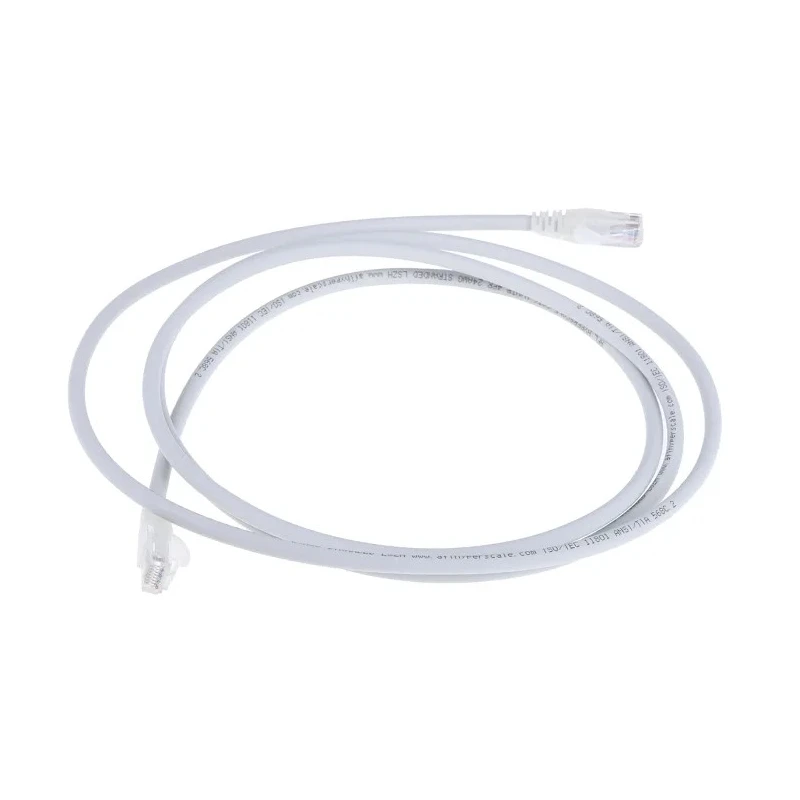 RS PRO Cat6 Ethernet Cable 2 m Grey RJ45 Male to RJ45 Male U/UTP Low Smoke Zero Halogen 556-900
