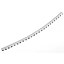 HellermannTyton Helagrip Slide-On Cable Marker, Pre-Printed Legend "N", 1.2mm to 2mm Cable Diameter, PVC, UL 94 V-0 901-10375