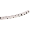 HellermannTyton Helagrip Slide-On Cable Marker Black, Pre-Printed "L", 1 to 3 mm Cable Diameter, PVC Material, 901-10374