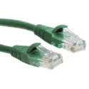 RS PRO Cat5e Ethernet Cable, 2 m Length, Green PVC Jacket RJ45 Male to RJ45 Male, U/UTP Shield, 30V 24 AWG Cable 556-976