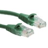 RS PRO Cat5e Ethernet Cable, 2 m Length, Green PVC Jacket RJ45 Male to RJ45 Male, U/UTP Shield, 30V 24 AWG Cable 556-976