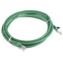 RS PRO Cat5e Ethernet Cable, 2 m Length, Green PVC Jacket RJ45 Male to RJ45 Male, U/UTP Shield, 30V 24 AWG Cable 556-976