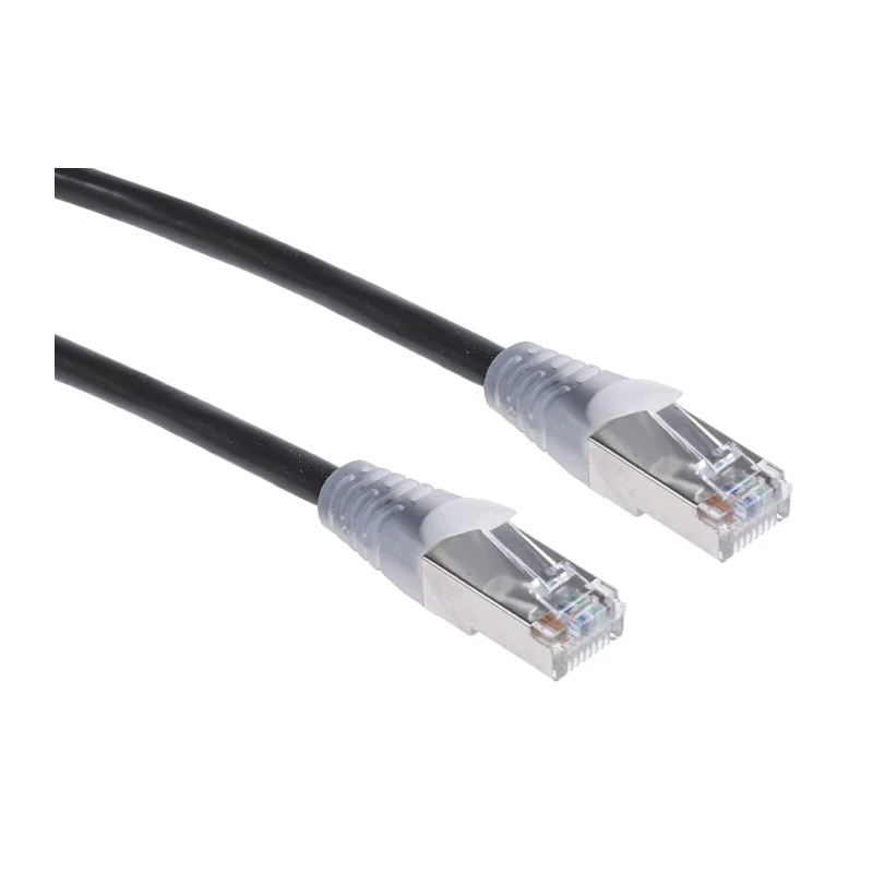 RS PRO Cat5e Shielded Ethernet Cable RJ45 Male to RJ45 Male 3 m Black PVC Jacket 556-982