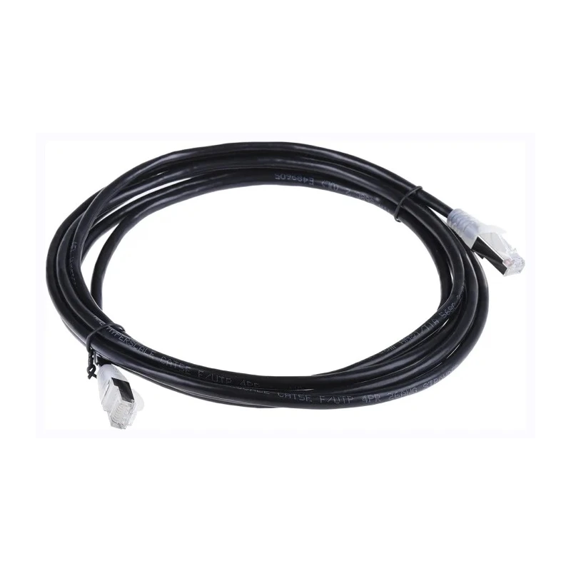 RS PRO Cat5e Shielded Ethernet Cable RJ45 Male to RJ45 Male 3 m Black PVC Jacket 556-982