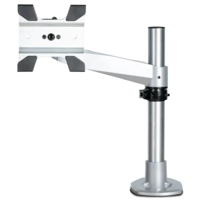 StarTech.com Silver Desk Mount Monitor Arm VESA 75 x 75 mm, 100 x 100 mm, Max Load 14 kg ARMPIVOTB2