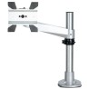 StarTech.com Silver Desk Mount Monitor Arm VESA 75 x 75 mm, 100 x 100 mm, Max Load 14 kg ARMPIVOTB2