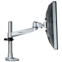 StarTech.com Silver Desk Mount Monitor Arm VESA 75 x 75 mm, 100 x 100 mm, Max Load 14 kg ARMPIVOTB2