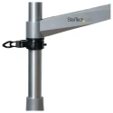 StarTech.com Silver Desk Mount Monitor Arm VESA 75 x 75 mm, 100 x 100 mm, Max Load 14 kg ARMPIVOTB2