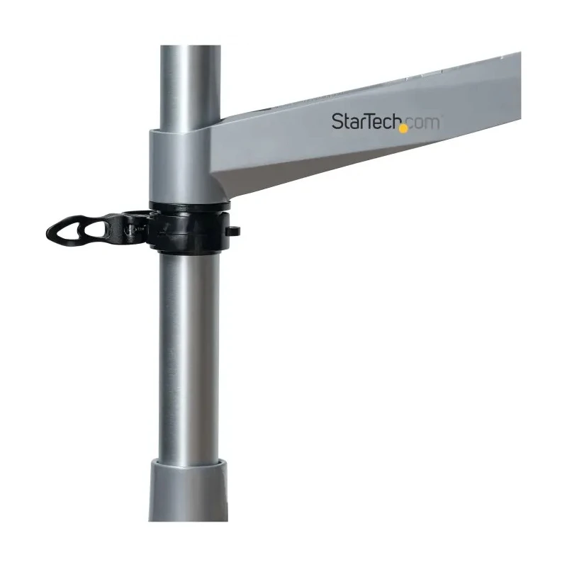 StarTech.com Silver Desk Mount Monitor Arm VESA 75 x 75 mm, 100 x 100 mm, Max Load 14 kg ARMPIVOTB2