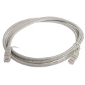 RS PRO Cat6 Ethernet Cable, 2 m, Grey RJ45 Male to RJ45 Male, U/UTP PVC 557-004