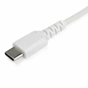 StarTech.com USB 2.0 Male USB Type C to Male USB Type C Cable White Jacket 1m RUSB2CC1MW