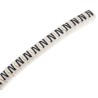 HellermannTyton Helagrip Slide-On Cable Marker, Black, Pre-Printed "N", for 2 mm to 5 mm Cable Diameter, PVC 901-10381
