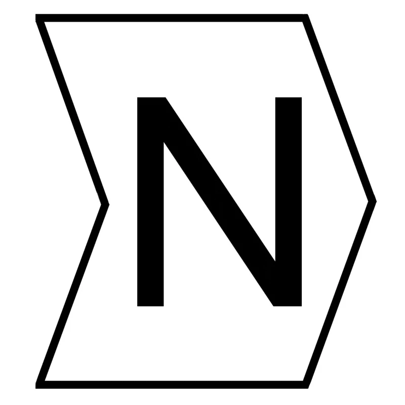 HellermannTyton Helagrip Slide-On Cable Marker, Black, Pre-Printed "N", for 2 mm to 5 mm Cable Diameter, PVC 901-10381