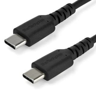 StarTech.com USB 2.0 Male USB Type C to Male USB Type C Charging and Data Cable, Black, 2 m RUSB2CC2MB