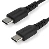 StarTech.com USB 2.0 Male USB Type C to Male USB Type C Charging and Data Cable, Black, 2 m RUSB2CC2MB