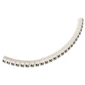 HellermannTyton Helagrip Slide-On Cable Marker, Black, Pre-Printed "N", for 2 mm to 5 mm Cable Diameter, PVC 901-10381