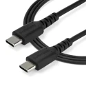 StarTech.com USB 2.0 Male USB Type C to Male USB Type C Charging and Data Cable, Black, 2 m RUSB2CC2MB