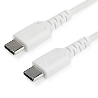 StarTech.com USB 2.0 Male USB Type C to Male USB Type C Cable, 2 m, White Jacket RUSB2CC2MW