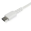 StarTech.com USB 2.0 Male USB Type C to Male USB Type C Cable, 2 m, White Jacket RUSB2CC2MW