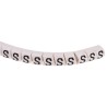 HellermannTyton Helagrip Pre-Printed Slide-On Cable Marker, Black Legend 'S', 2 mm to 5 mm Cable Diameter, PVC 901-10383
