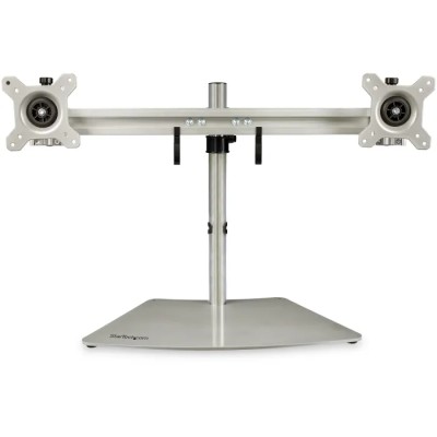 StarTech.com Silver Desk Mount Monitor Arm 8Kg Load Capacity VESA 75x75/100x100 mm ARMDUOSS