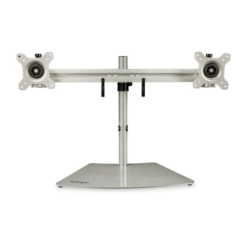 StarTech.com Silver Desk Mount Monitor Arm 8Kg Load Capacity VESA 75x75/100x100 mm ARMDUOSS
