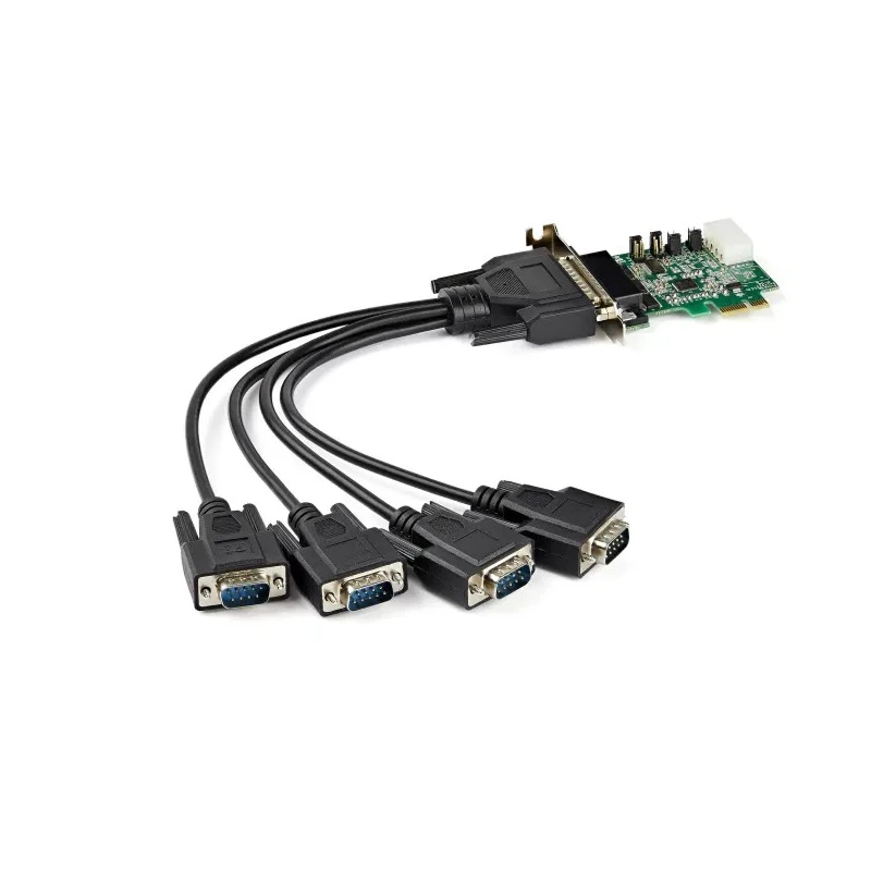StarTech.com 4 Port PCI Express RS232 Serial Card 