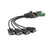 StarTech.com 4 Port PCI Express RS232 Serial Card
