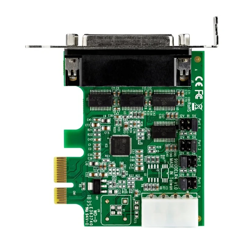 StarTech.com 4 Port PCI Express RS232 Serial Card 