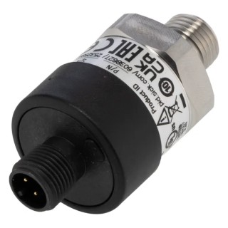 SICK PBT Series Voltage Output Gauge Pressure Sensor 0 to 1 bar, Stainless Steel Housing PBT-RB1X0SG1SSNVMC0Z