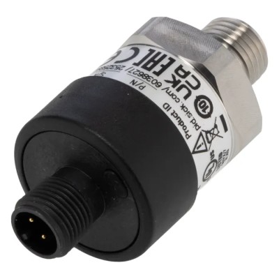 SICK PBT Series Voltage Output Gauge Pressure Sensor 0 to 1 bar, Stainless Steel Housing PBT-RB1X0SG1SSNVMC0Z
