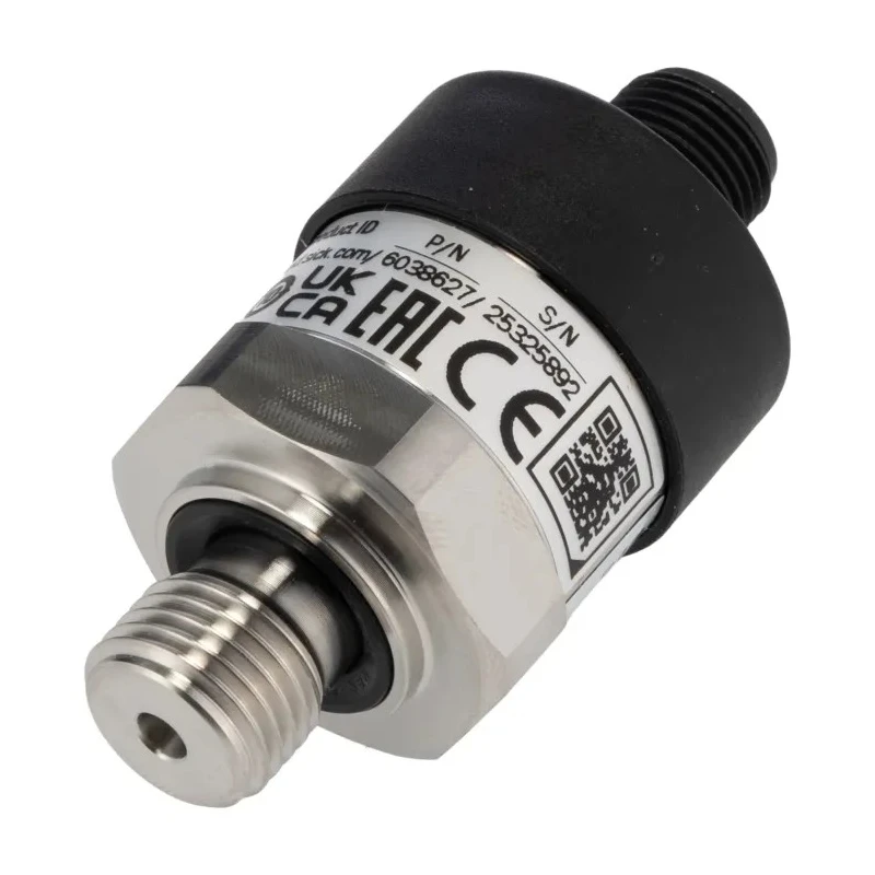 SICK PBT Series Voltage Output Gauge Pressure Sensor 0 to 1 bar, Stainless Steel Housing PBT-RB1X0SG1SSNVMC0Z