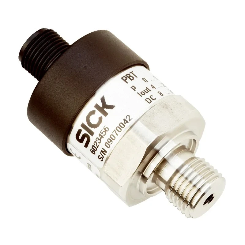 SICK PBT Series Pressure Sensor, Current Output, 0 bar to 400 bar, Relative Reading, Stainless Steel PBT-RB400SG1SENAMA0Z