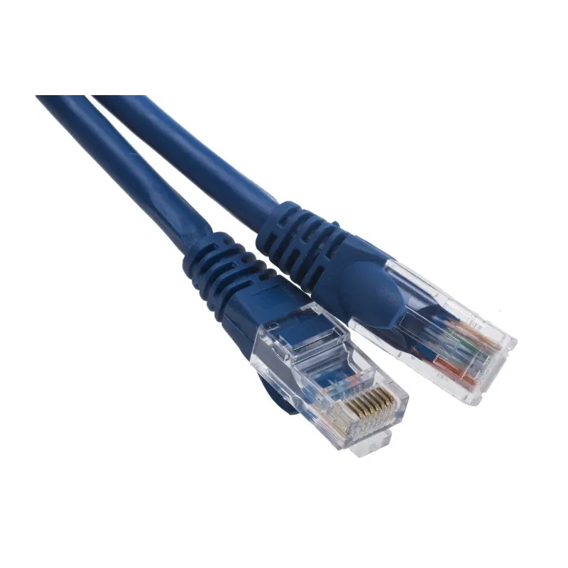 RS PRO Cat5e Ethernet Cable, 1 m, Blue RJ45 Male to RJ45 Male, U/UTP Low Smoke Zero Halogen 557-064