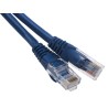 RS PRO Cat5e Ethernet Cable, 1 m, Blue RJ45 Male to RJ45 Male, U/UTP Low Smoke Zero Halogen 557-064