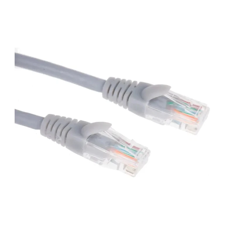 RS PRO Cat5e Ethernet Cable 1 m Grey RJ45 Male to RJ45 Male, U/UTP Low Smoke Zero Halogen 557-042