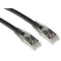 RS PRO Cat5e Ethernet Cable RJ45 Male to RJ45 Male 0.5 m Black Shielded PVC 557-060
