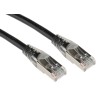 RS PRO Cat5e Ethernet Cable RJ45 Male to RJ45 Male 0.5 m Black Shielded PVC 557-060