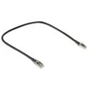 RS PRO Cat5e Ethernet Cable RJ45 Male to RJ45 Male 0.5 m Black Shielded PVC 557-060