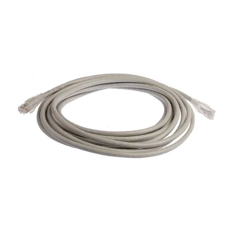 RS PRO Cat6 Ethernet Cable 5 m Grey RJ45 Male to RJ45 Male U/UTP PVC 557-010