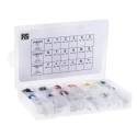 HellermannTyton Helagrip Slide-On Cable Marker Kit, Pre-Printed "+, 0 to 9, Earth, L, N, R, S, T", 1.7 to 2.8 mm 901-10387