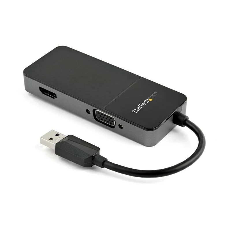 StarTech.com USB 3.0 to HDMI and VGA Video Adapter 4K Resolution USB32HDVGA