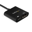 StarTech.com USB Type C to DisplayPort Adapter 8k Resolution with Power Delivery CDP2DP14UCPB